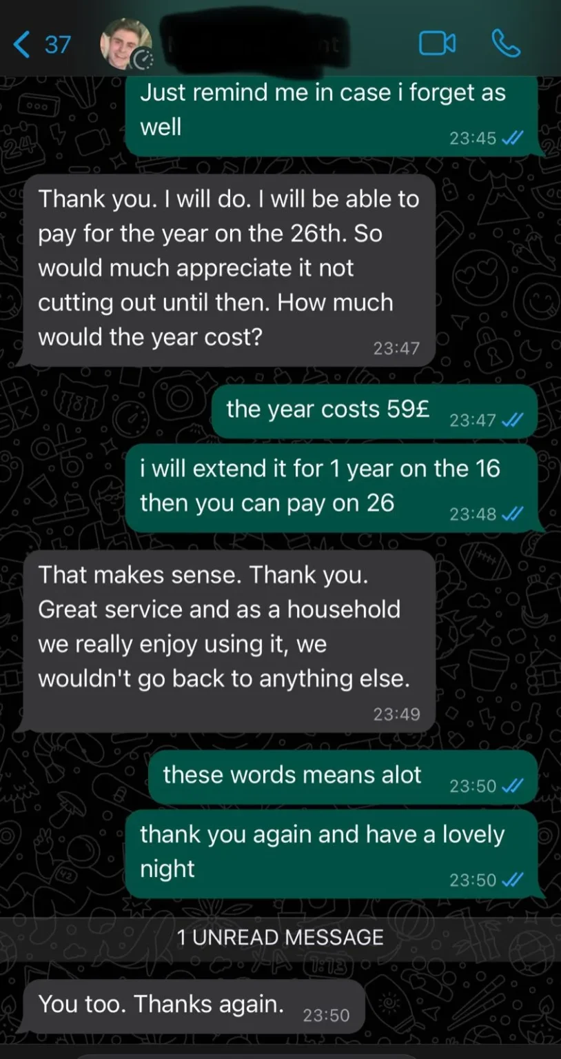 Comprobante de servicio 6